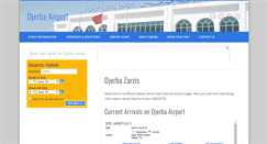 Desktop Screenshot of djerbaairport.net