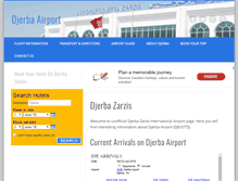 Tablet Screenshot of djerbaairport.net
